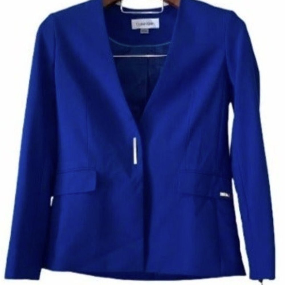 #27- Calvin Klein Women's Royal Blue Blazer